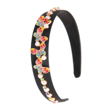 Load image into Gallery viewer, Rainbow Butterfly Pearl Headband
