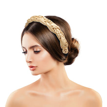 Load image into Gallery viewer, Gold Braided Chain Headband
