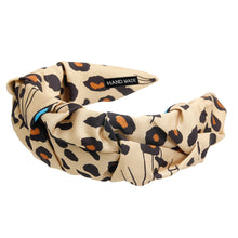 Cargar imagen en el visor de la galería, Ultrasoft Gold Leopard Print Headband
